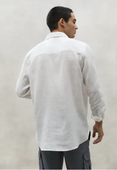 Ecoalf Malibu camisa lino blanca
