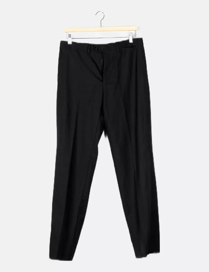 El Corte Inglés Pantalón de traje negro