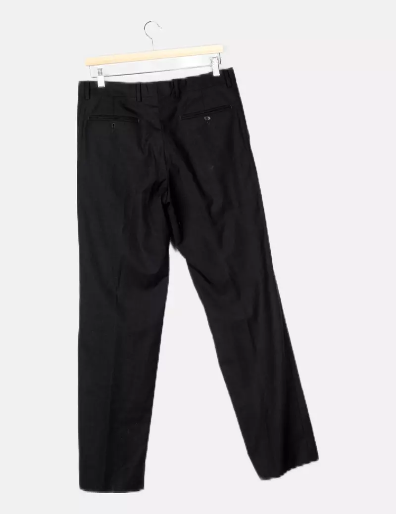 El Corte Inglés Pantalón de traje negro