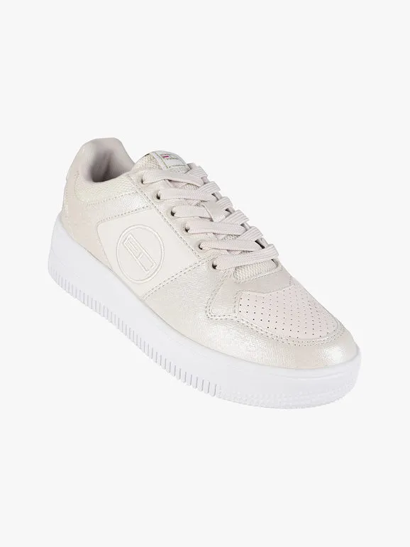 Enrico Coveri Sportswear Zapatillas de mujer con cordones y plataforma.