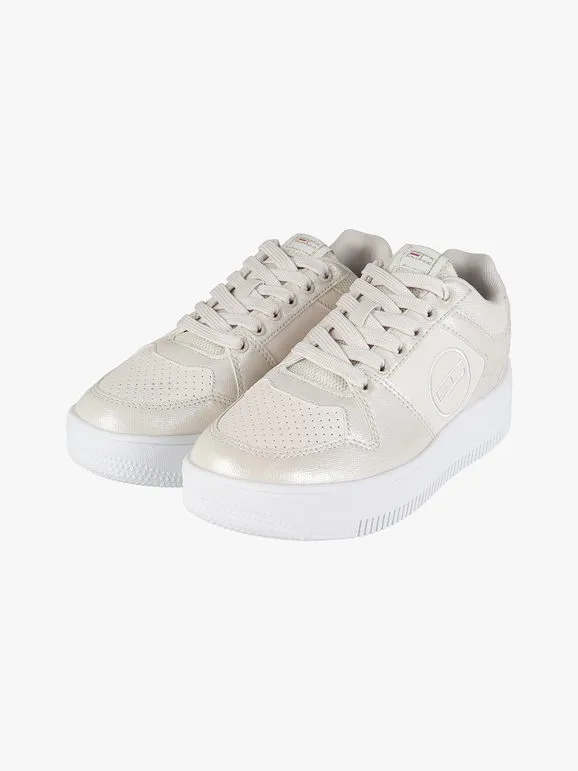 Enrico Coveri Sportswear Zapatillas de mujer con cordones y plataforma.