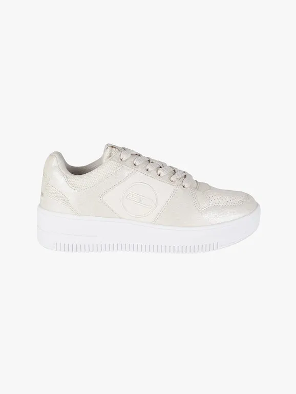 Enrico Coveri Sportswear Zapatillas de mujer con cordones y plataforma.