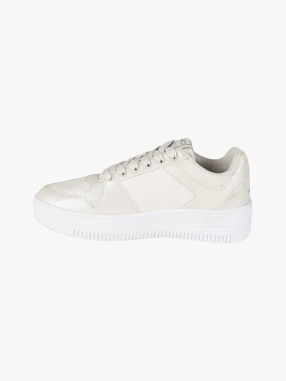 Enrico Coveri Sportswear Zapatillas de mujer con cordones y plataforma.