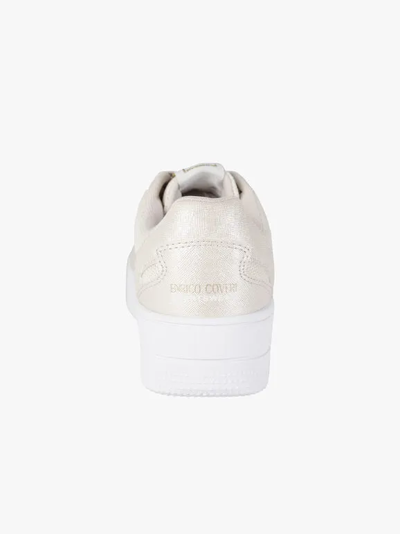 Enrico Coveri Sportswear Zapatillas de mujer con cordones y plataforma.