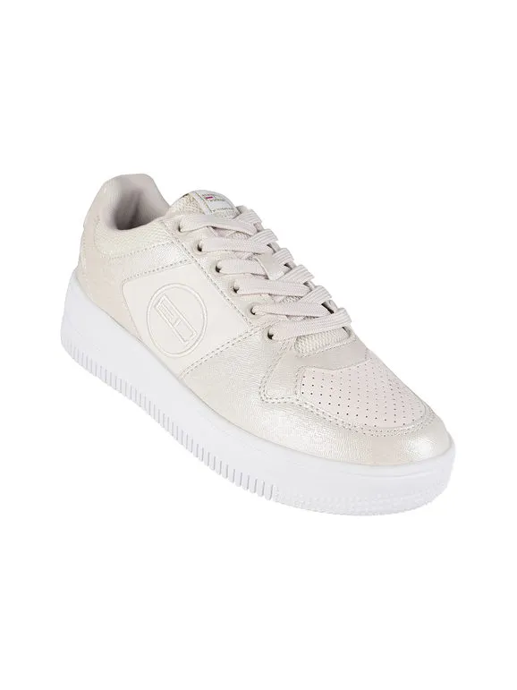 Enrico Coveri Sportswear Zapatillas de mujer con cordones y plataforma.