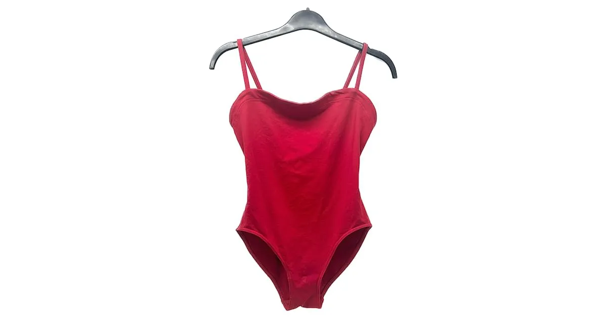 ERES Bañador T.FR 40 Poliéster Roja 