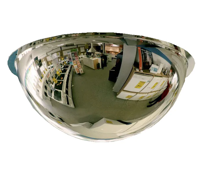 Espejo panorámico ø 600 mm Cúpula 360 grados Campo de visión de 7 metros