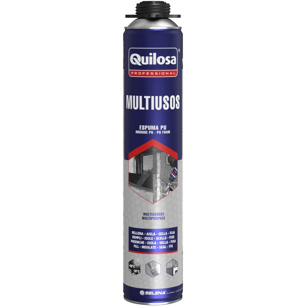 Espuma de poliuretano pistola 700ml caja 12 unidades Quilosa Orbafoam