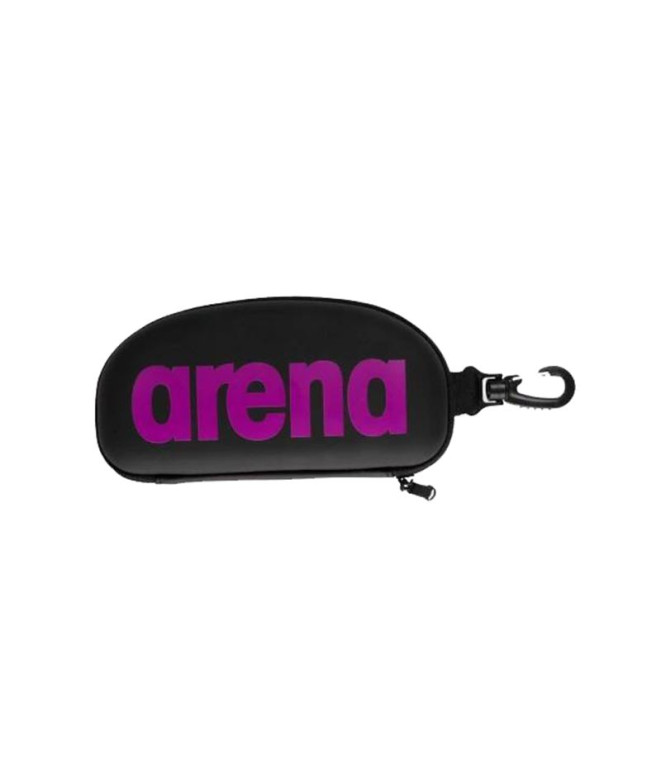 Estuche de Natación Arena Goggle Case Negro/Purple