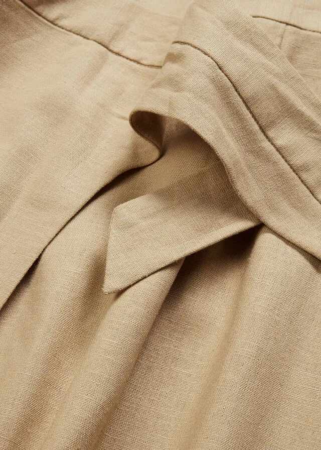 Falda cruzada Beige nuevo