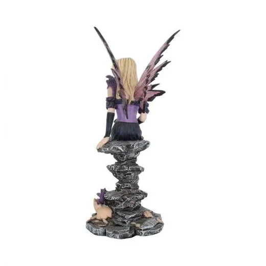 Figura Hada morada y dragón bebé