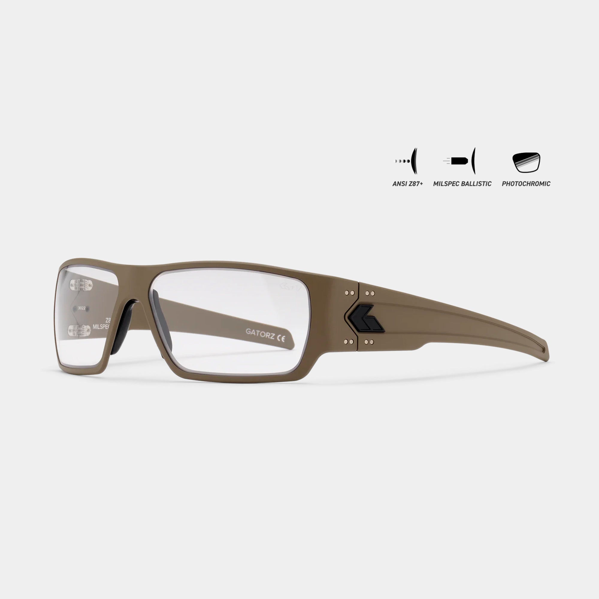 GAFAS BALíSTICAS SPECTER MILSPEC FOTOCROMáTICAS  GATORZ