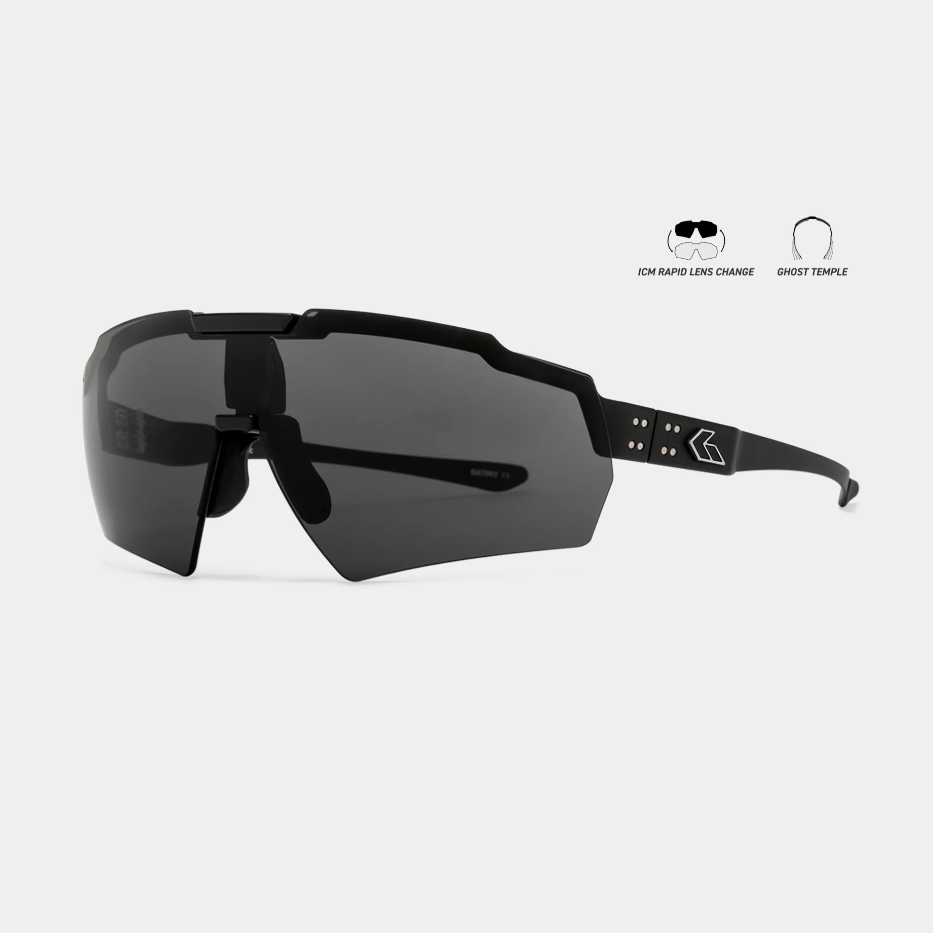 Gafas Blastshield negras Cerakote - Gatorz