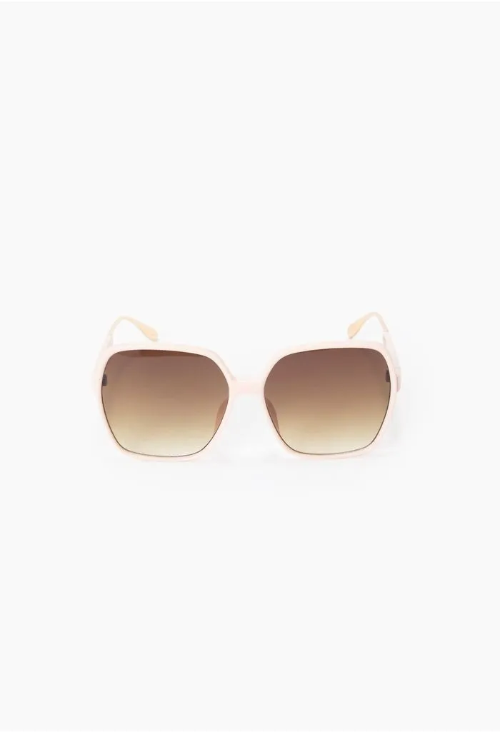 Gafas con patas en combinacio'n de mater unic crema
