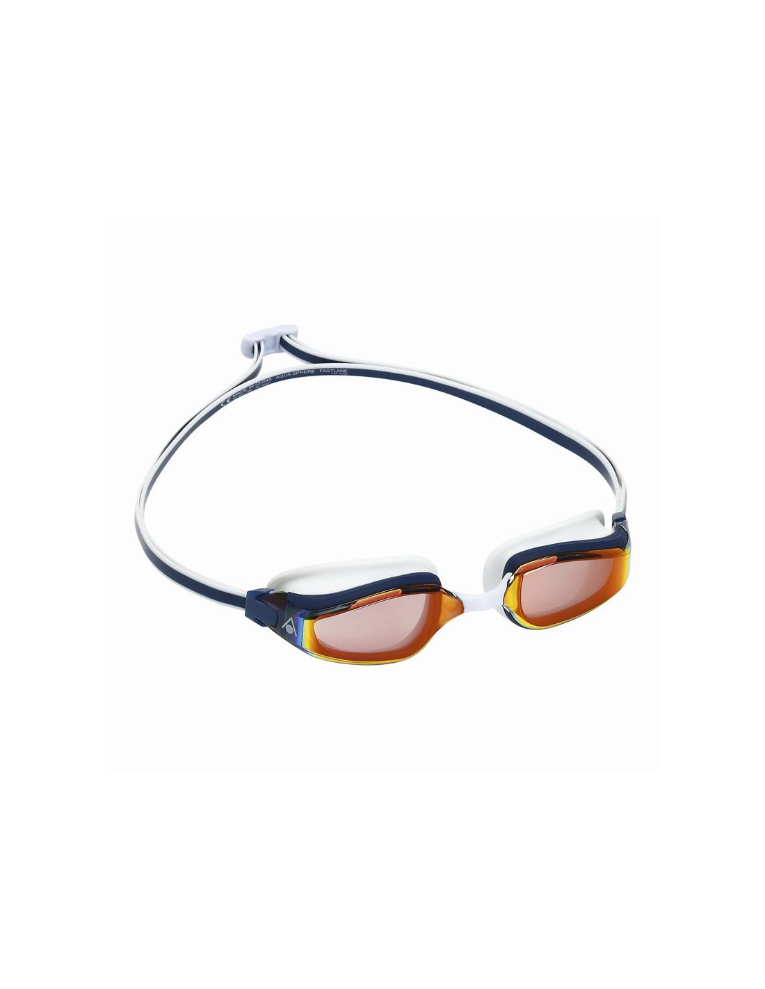 Gafas de natación Aqua Sphere Fastlane Azul/Naranja
