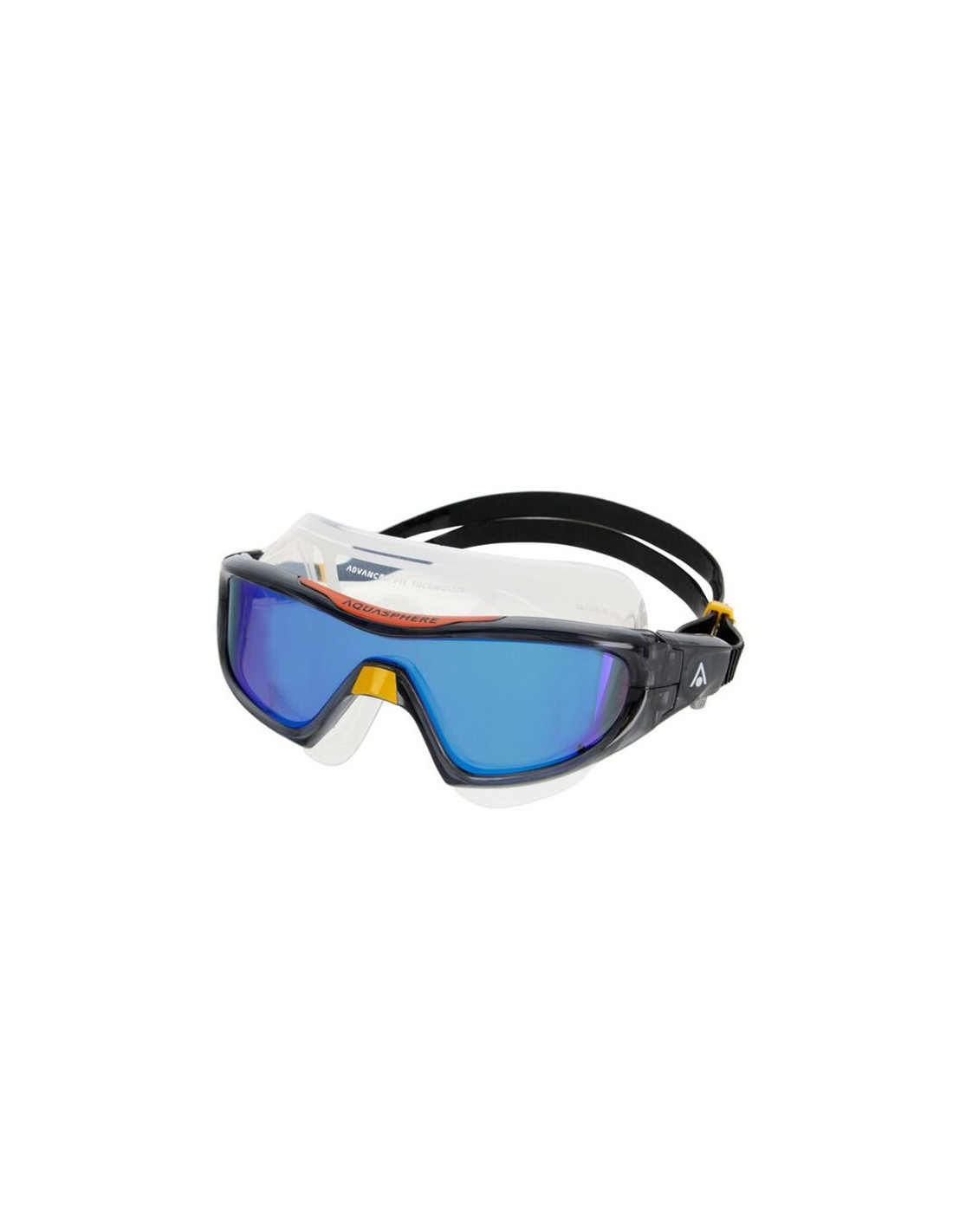 Gafas de Natación Aqua Sphere Vista Pro Dark Gray Orange Lenses Mirror Blue