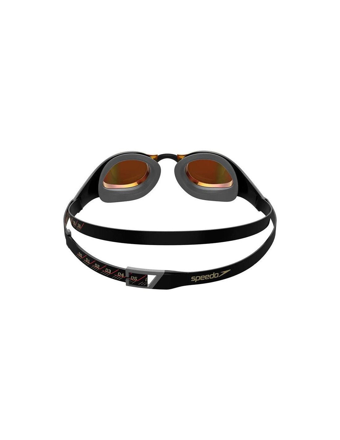 Gafas de Natación Speedo Fastskin Pure Focus Mirror Naranja
