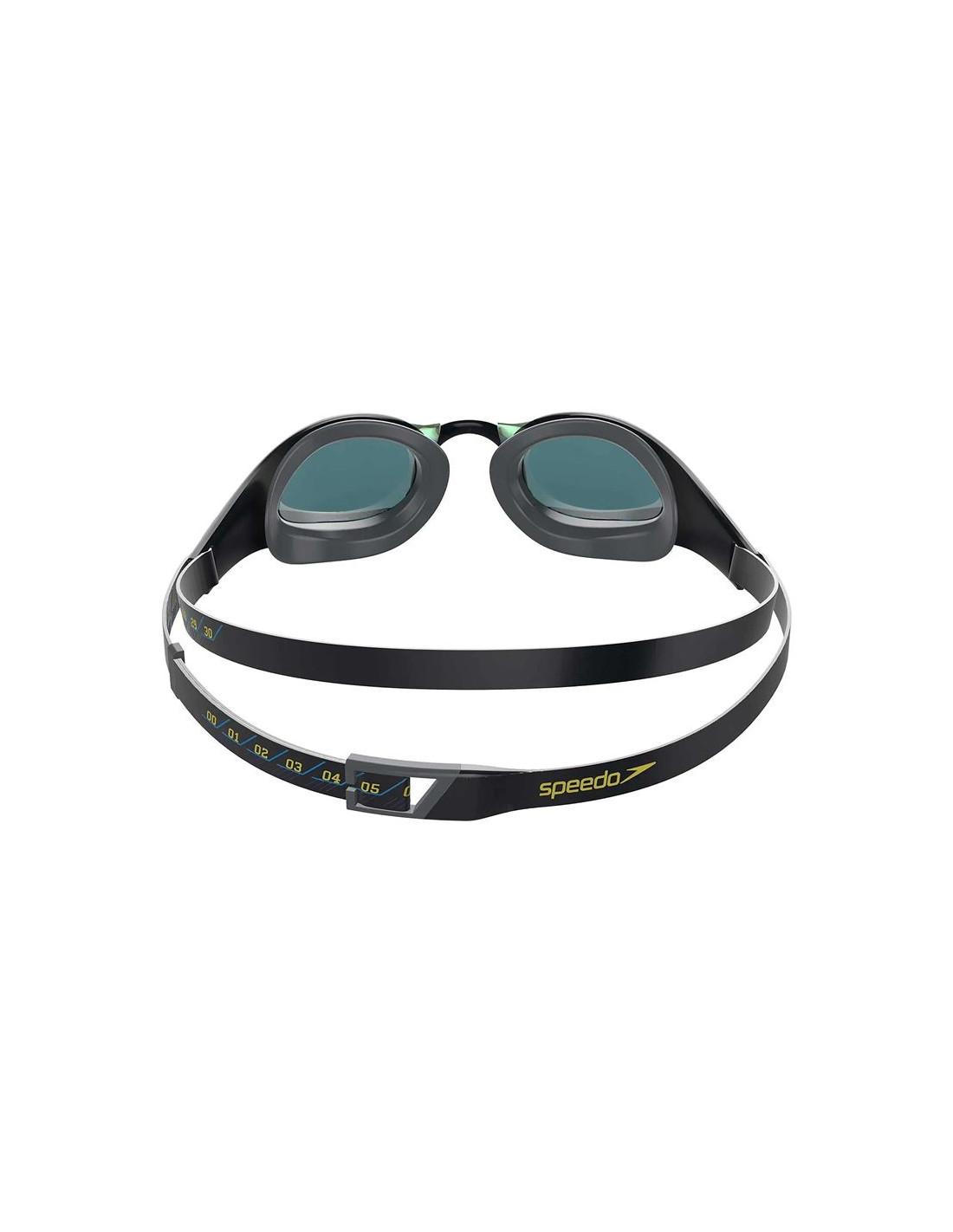 Gafas de Natación Speedo Fastskin Pure Focus Mirror Negro Amarillo
