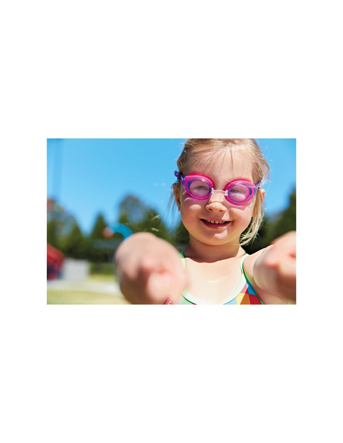 Gafas de Natación Zoggs Little Ripper Infantil Rosa Turquesa