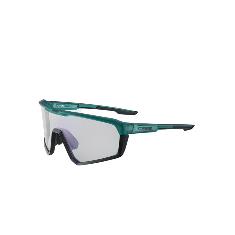 GAFAS DE SOL CéBé ASPHALT (NEGRO TRANSLúCIDO TEAL MATTE  ZONA VARIO GRIS AZUL CAT 0 A 3) HOMBRES