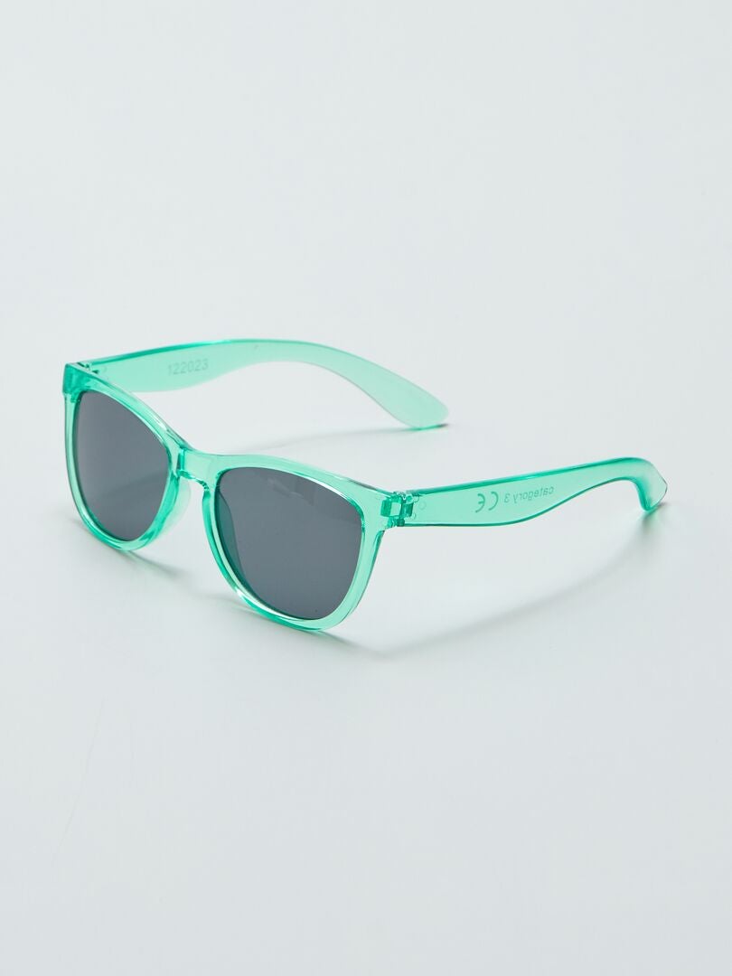 GAFAS DE SOL TRANSPARENTES  VERDE