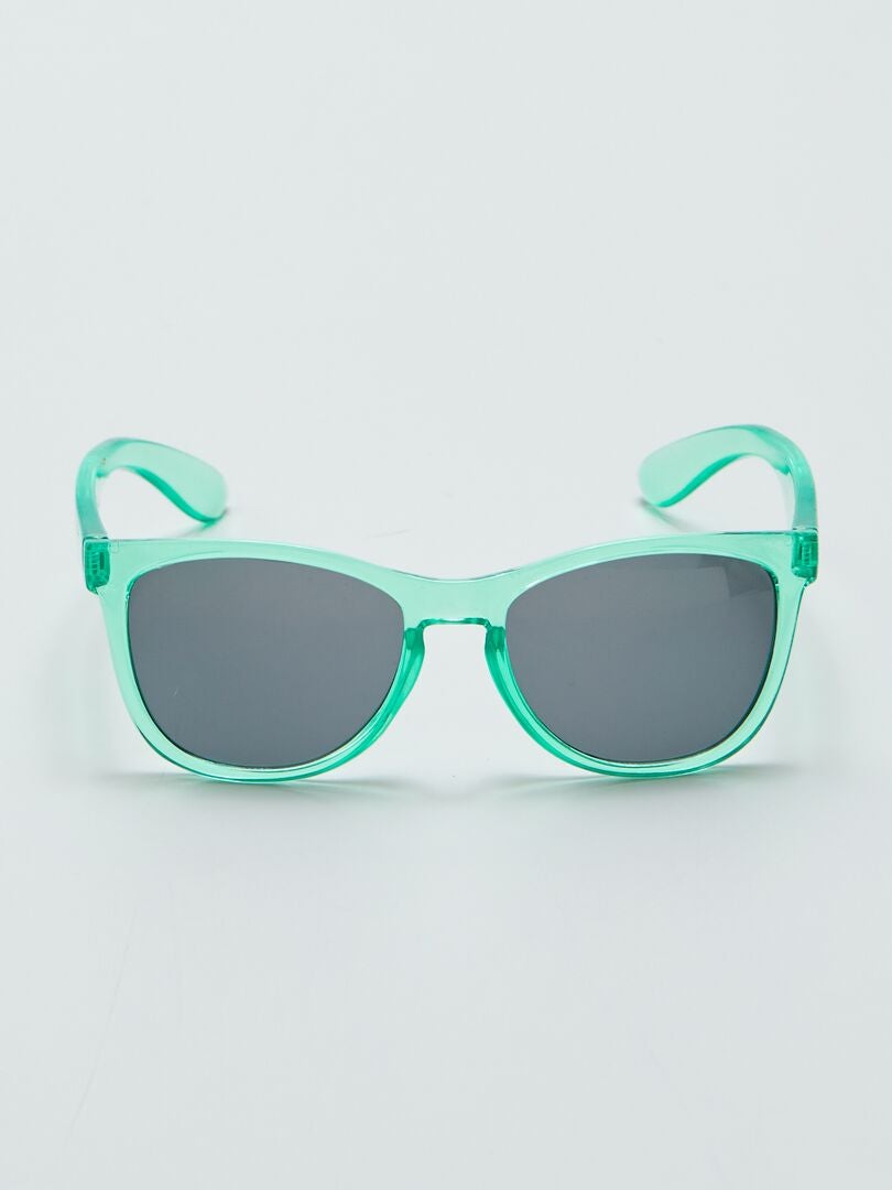 GAFAS DE SOL TRANSPARENTES  VERDE