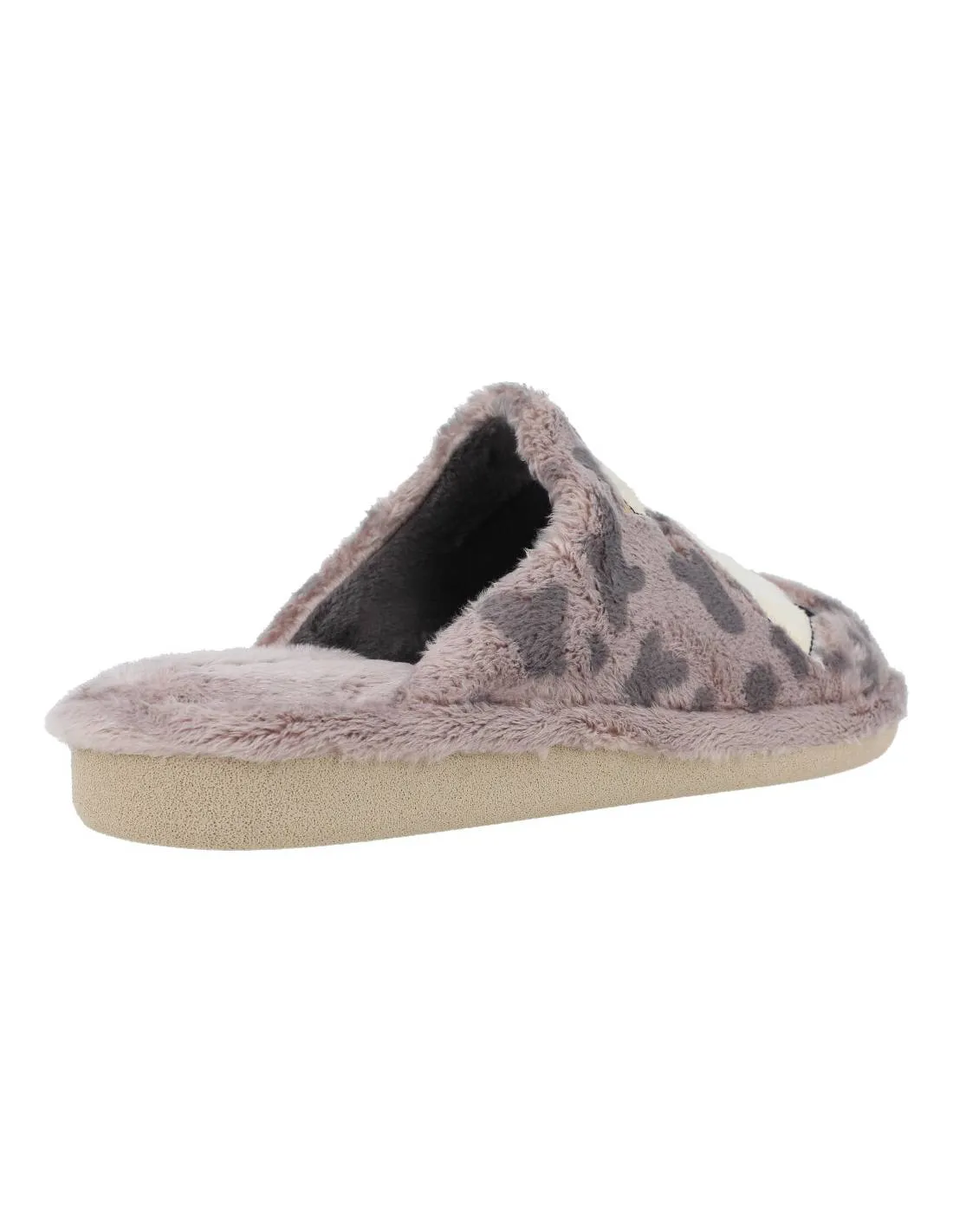 GARZóN  ZAPATILLAS CASA PISO EVA VACA TORO ROSA PALO