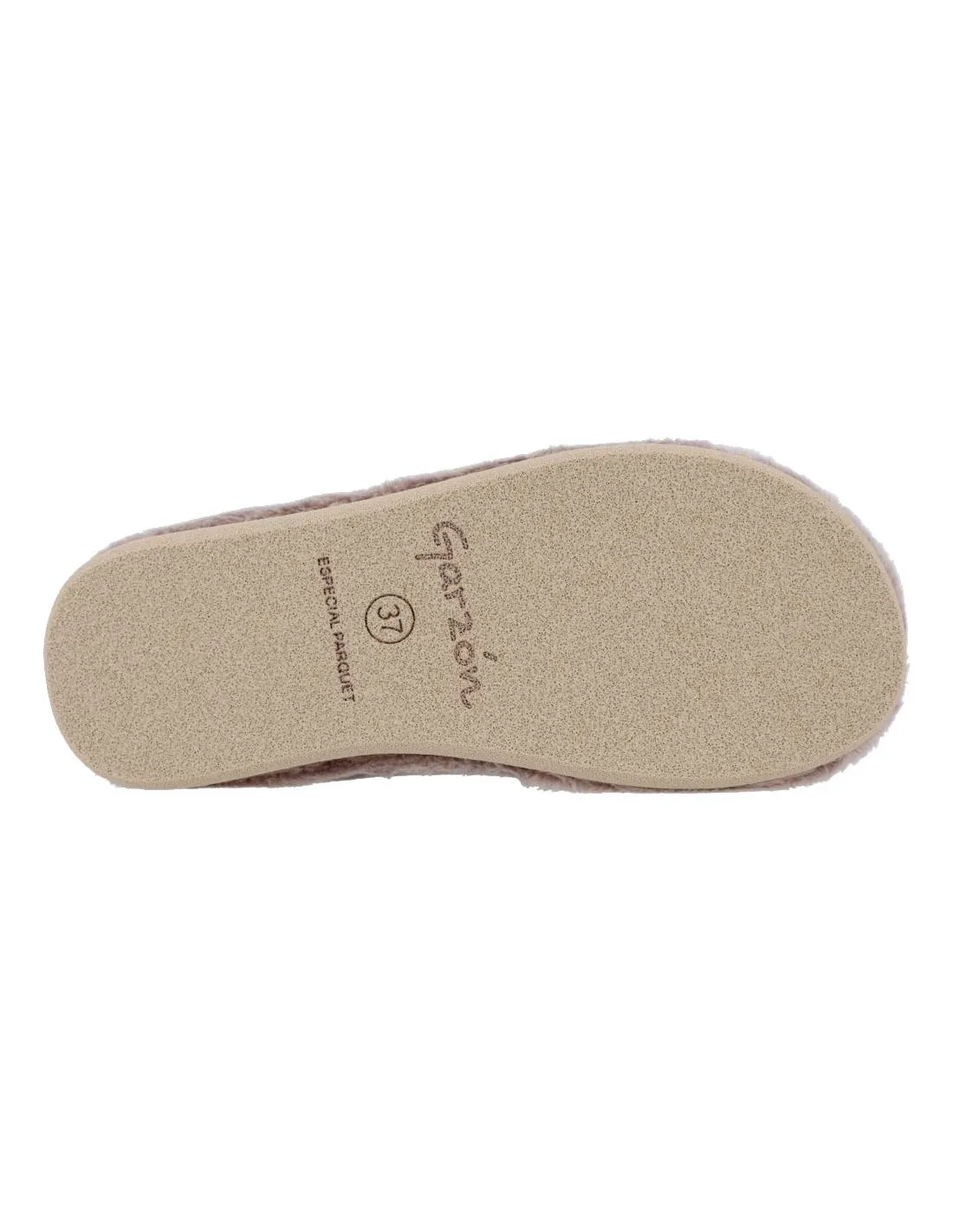 GARZóN  ZAPATILLAS CASA PISO EVA VACA TORO ROSA PALO