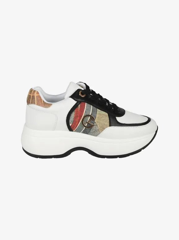 Gattinoni Zapatillas de mujer con cordones y plataforma.