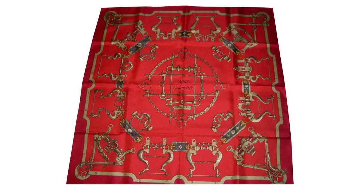 Hermès Mors y Gourmettes Roja 