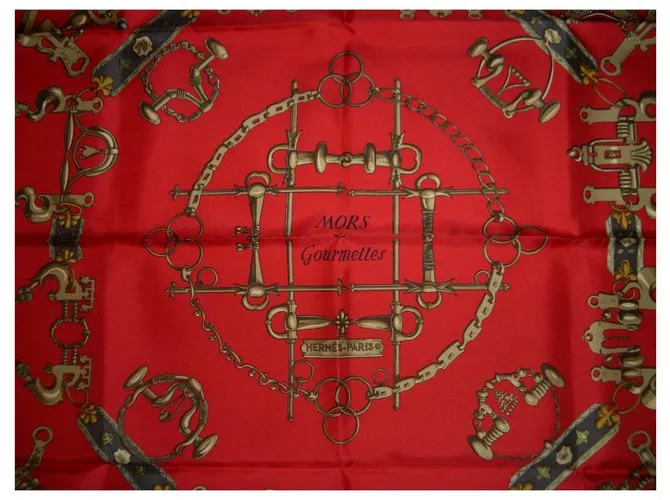 Hermès Mors y Gourmettes Roja 