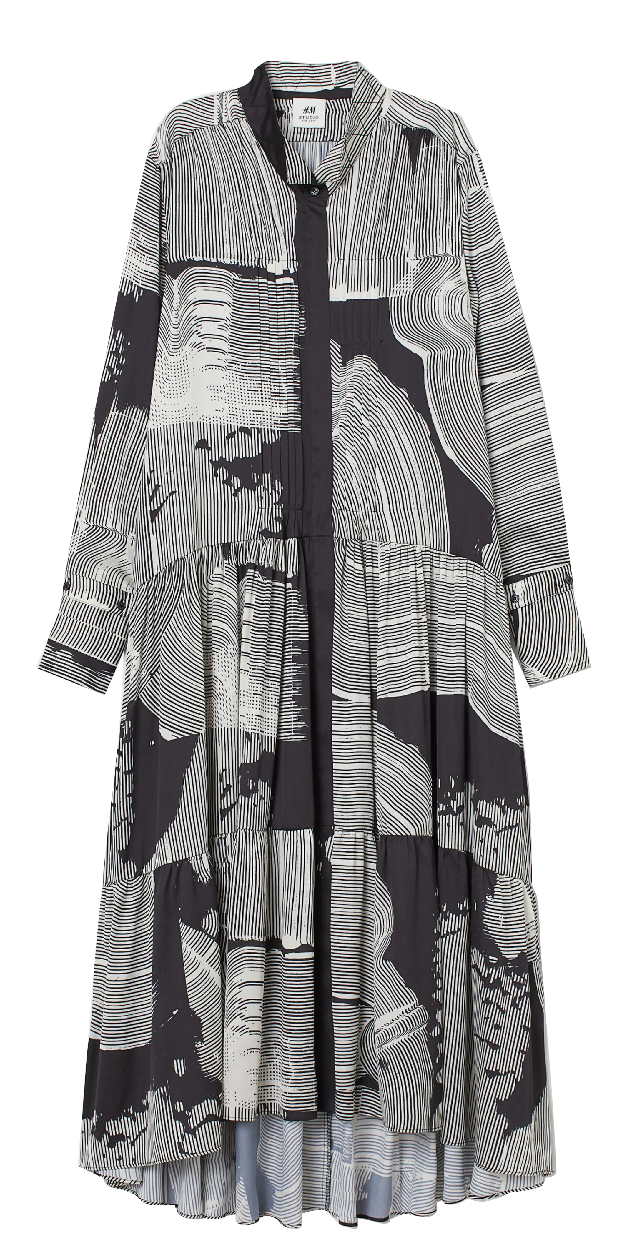 H&M Vestido maxi tipo kimono