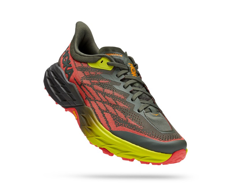 HOKA M SPEEDGOAT 5 thyme / fiesta