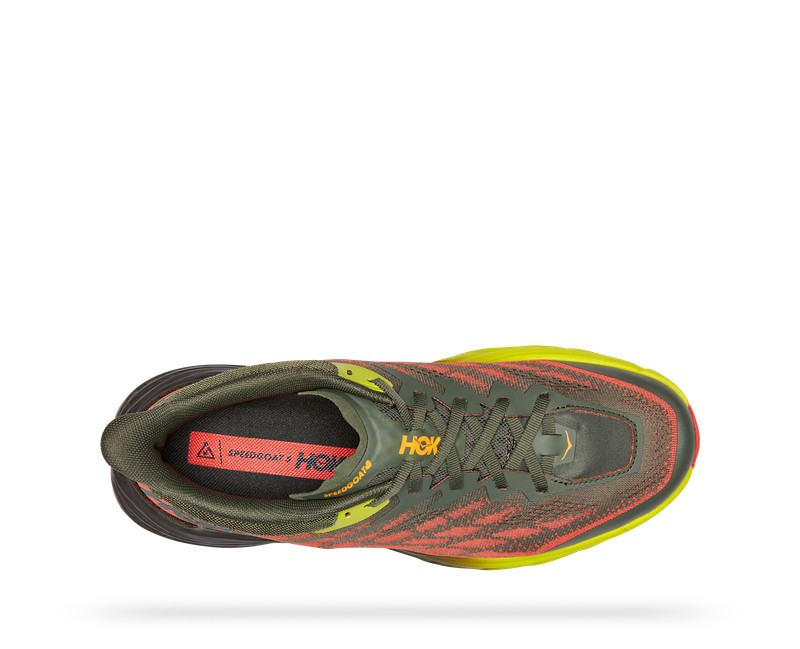 HOKA M SPEEDGOAT 5 thyme / fiesta