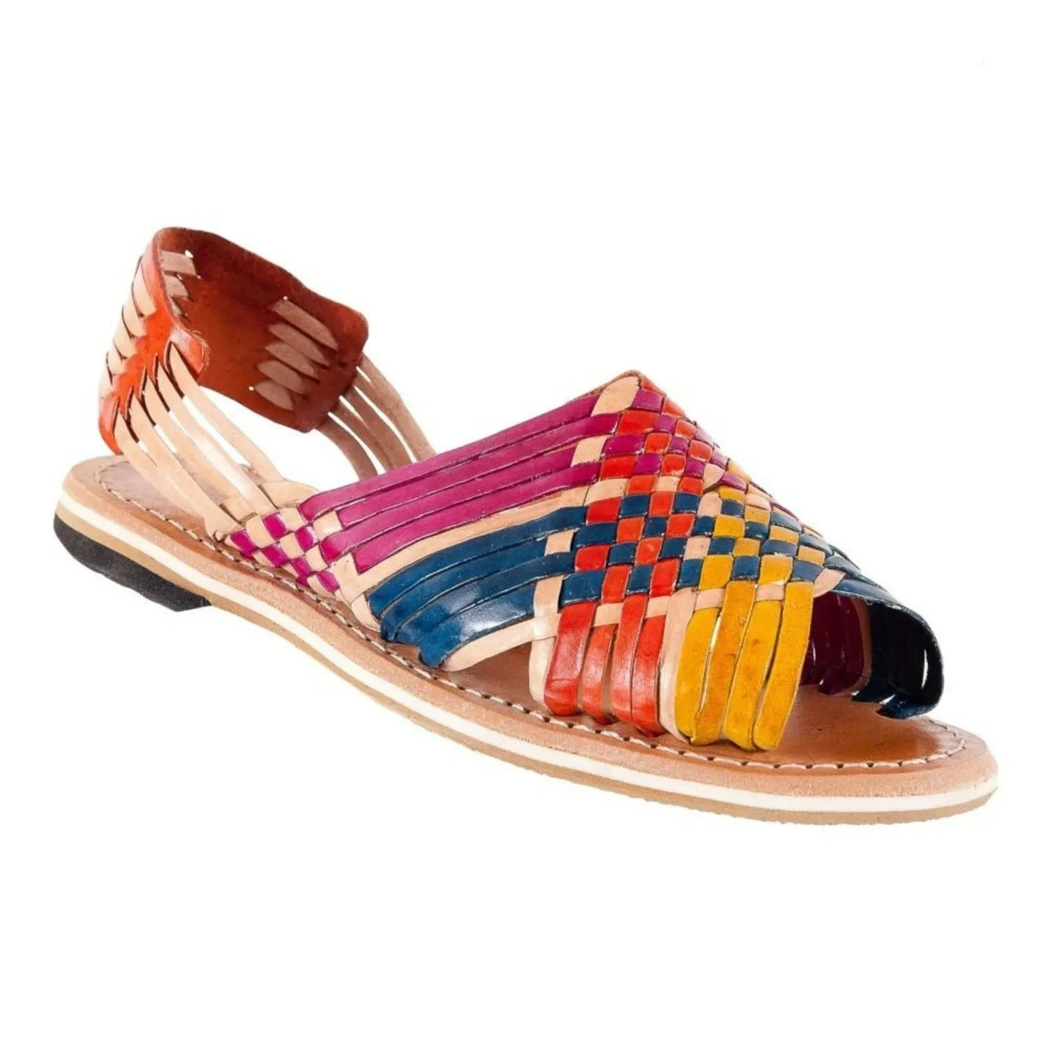 HUARACHES ARTESANALES DE PIEL PARA MUJER IMP35168