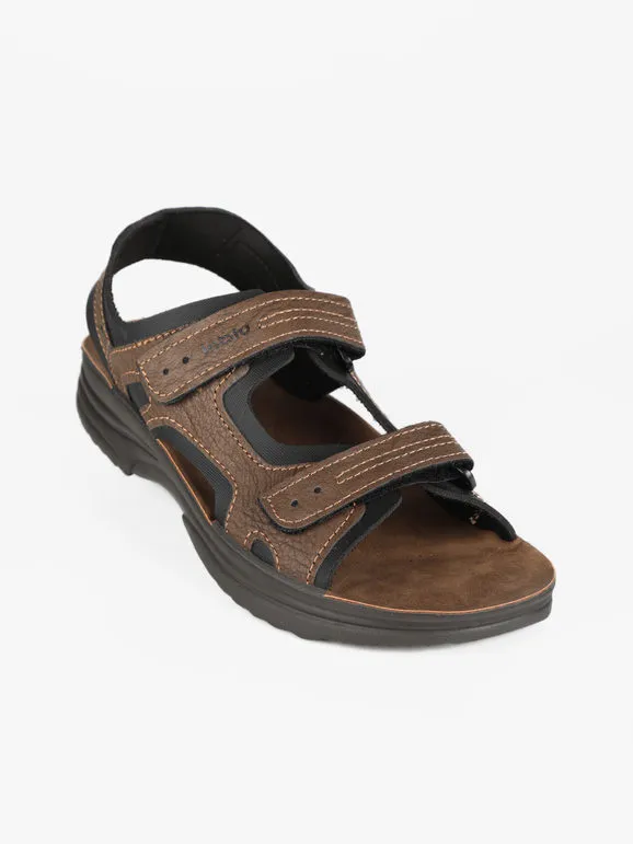 Inblu Sandalias de hombre con tiras de velcro.