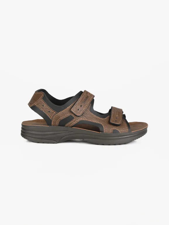 Inblu Sandalias de hombre con tiras de velcro.