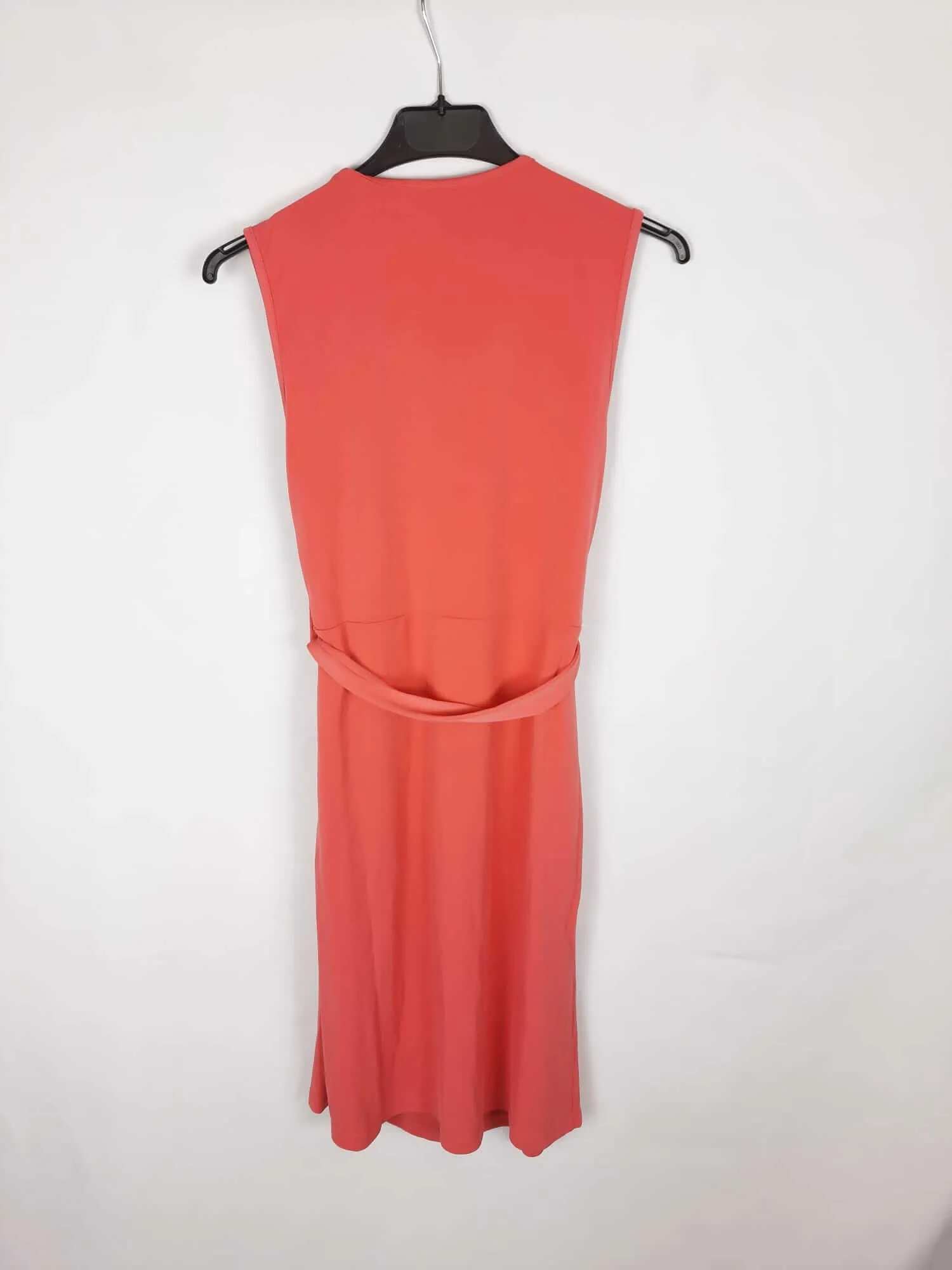 JAVIER SIMORRA. Vestido coral fluido T.38