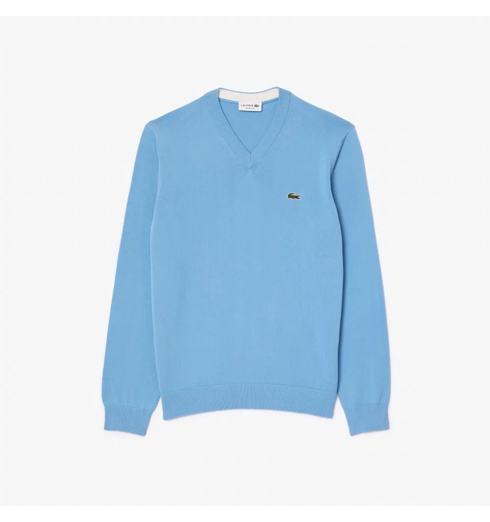 Jersey Lacoste en algodón ecológico con cuello de pico