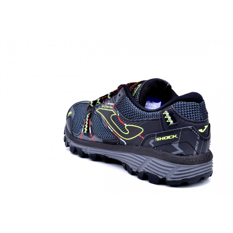 Joma Shock Men negro lima | Zapatilla de trail para hombre