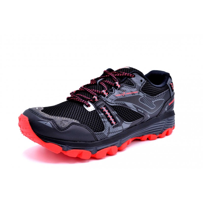 Joma Shock Men negro rojo | Zapatilla de trail para hombre