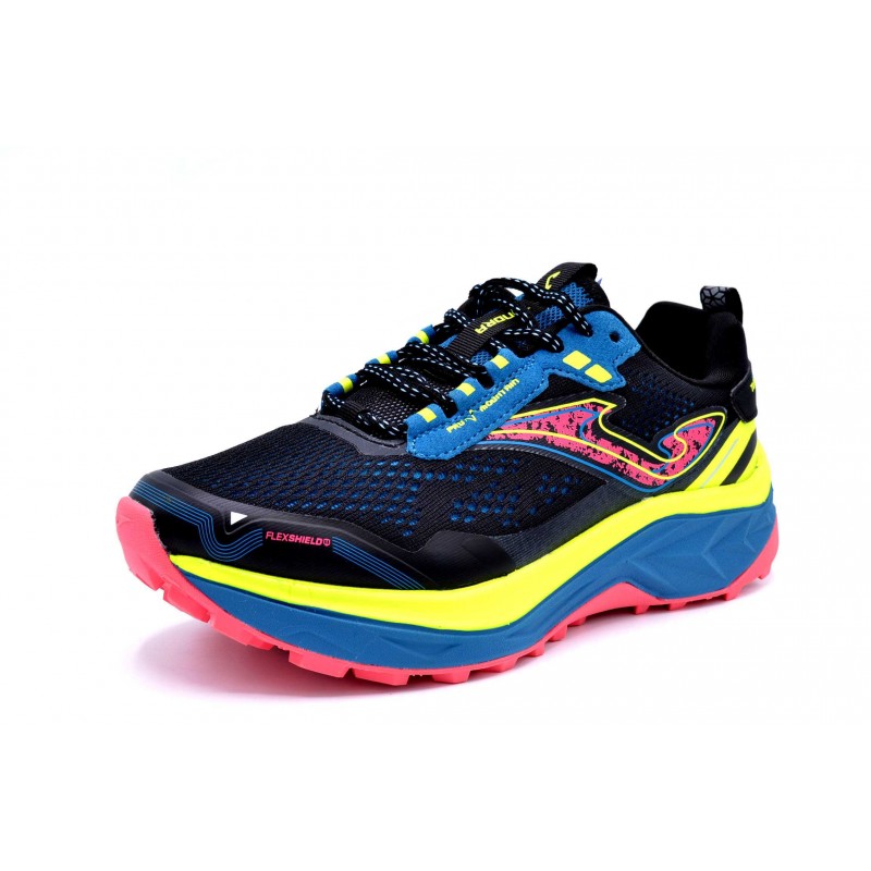 Joma Tk.Tundra Negro Lima | Zapatilla de trail para mujer