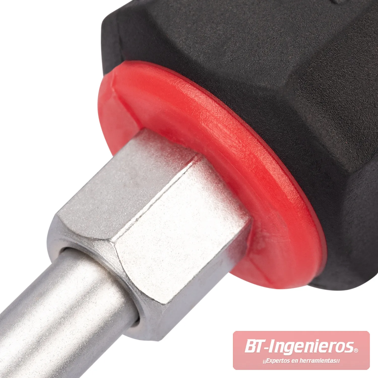JUEGO DE 5 DESTORNILLADORES EXTRA LARGOS 450 MM "HAMMERTHRU". ACERO CRV