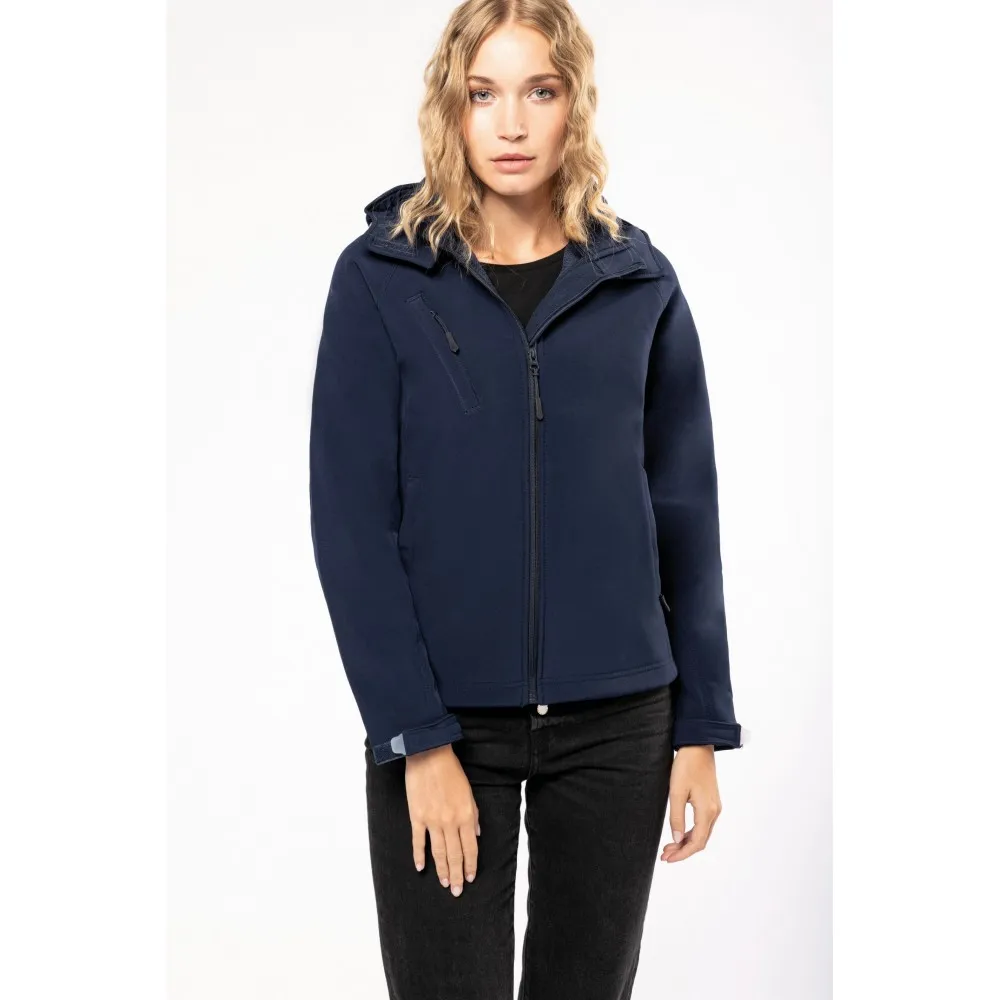 K414CHAQUETA SOFTSHELL CON CHAQUETA EXTRAÍBLE MUJER
