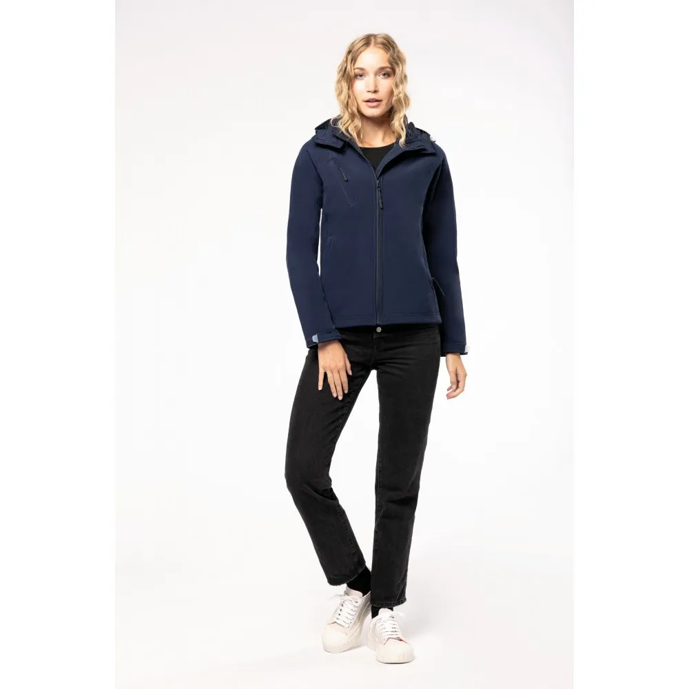 K414CHAQUETA SOFTSHELL CON CHAQUETA EXTRAÍBLE MUJER
