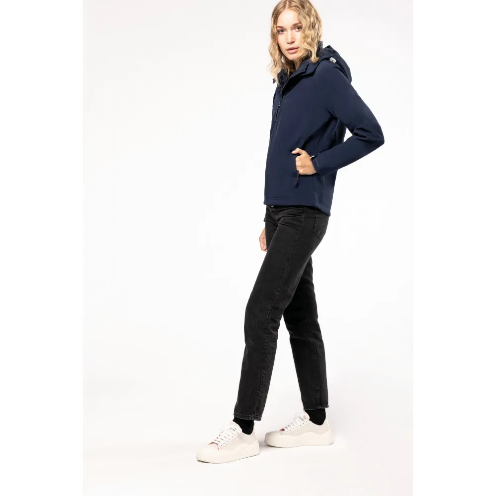 K414CHAQUETA SOFTSHELL CON CHAQUETA EXTRAÍBLE MUJER