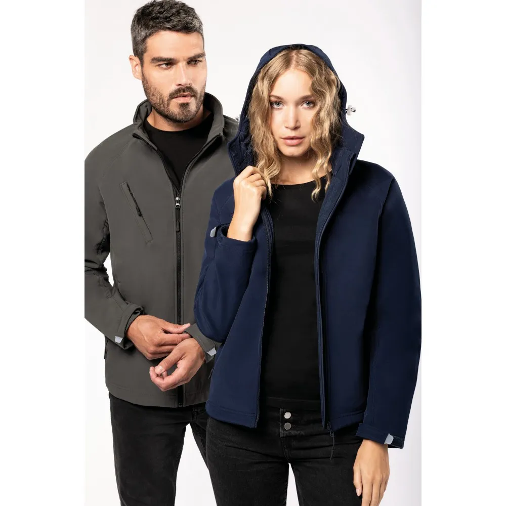 K414CHAQUETA SOFTSHELL CON CHAQUETA EXTRAÍBLE MUJER