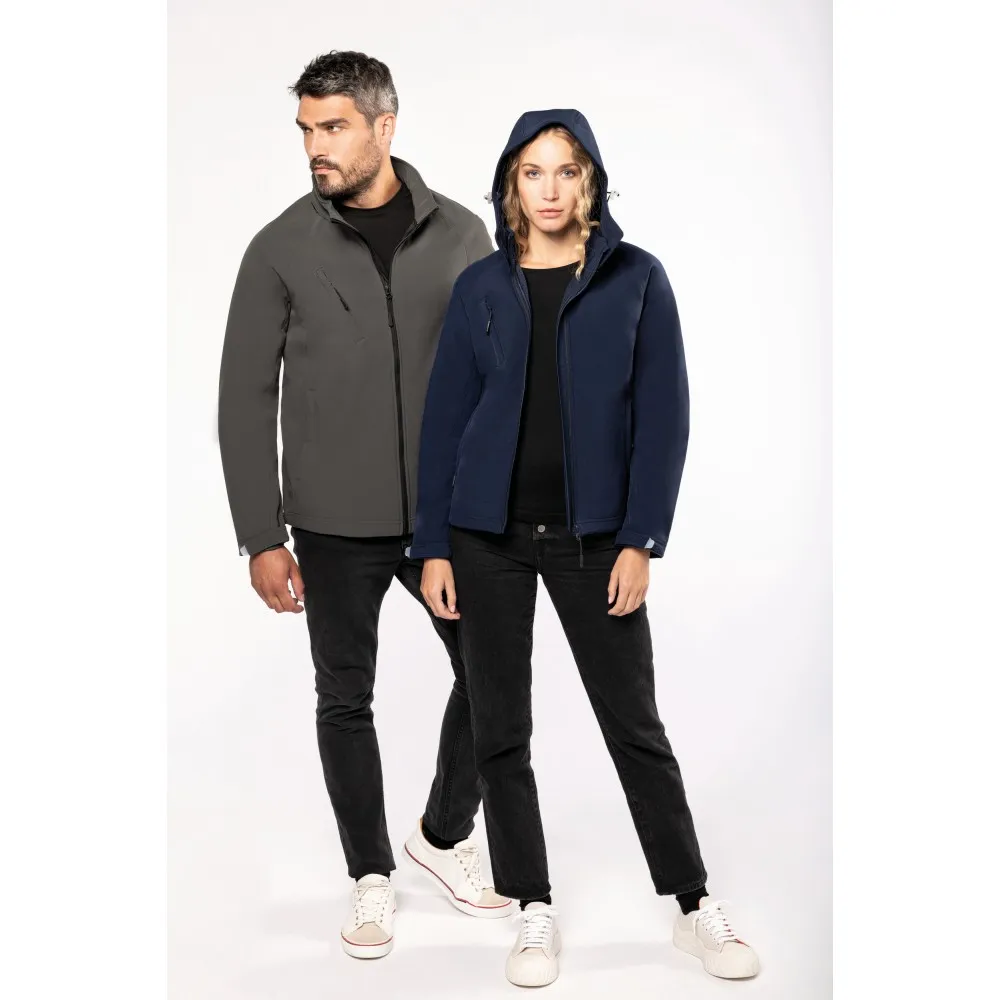 K414CHAQUETA SOFTSHELL CON CHAQUETA EXTRAÍBLE MUJER