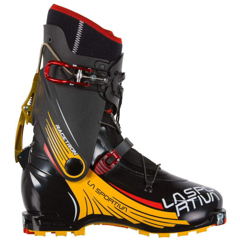 La Sportiva Racetron (Negro/Amarillo) Botas de Esquí para Hombre