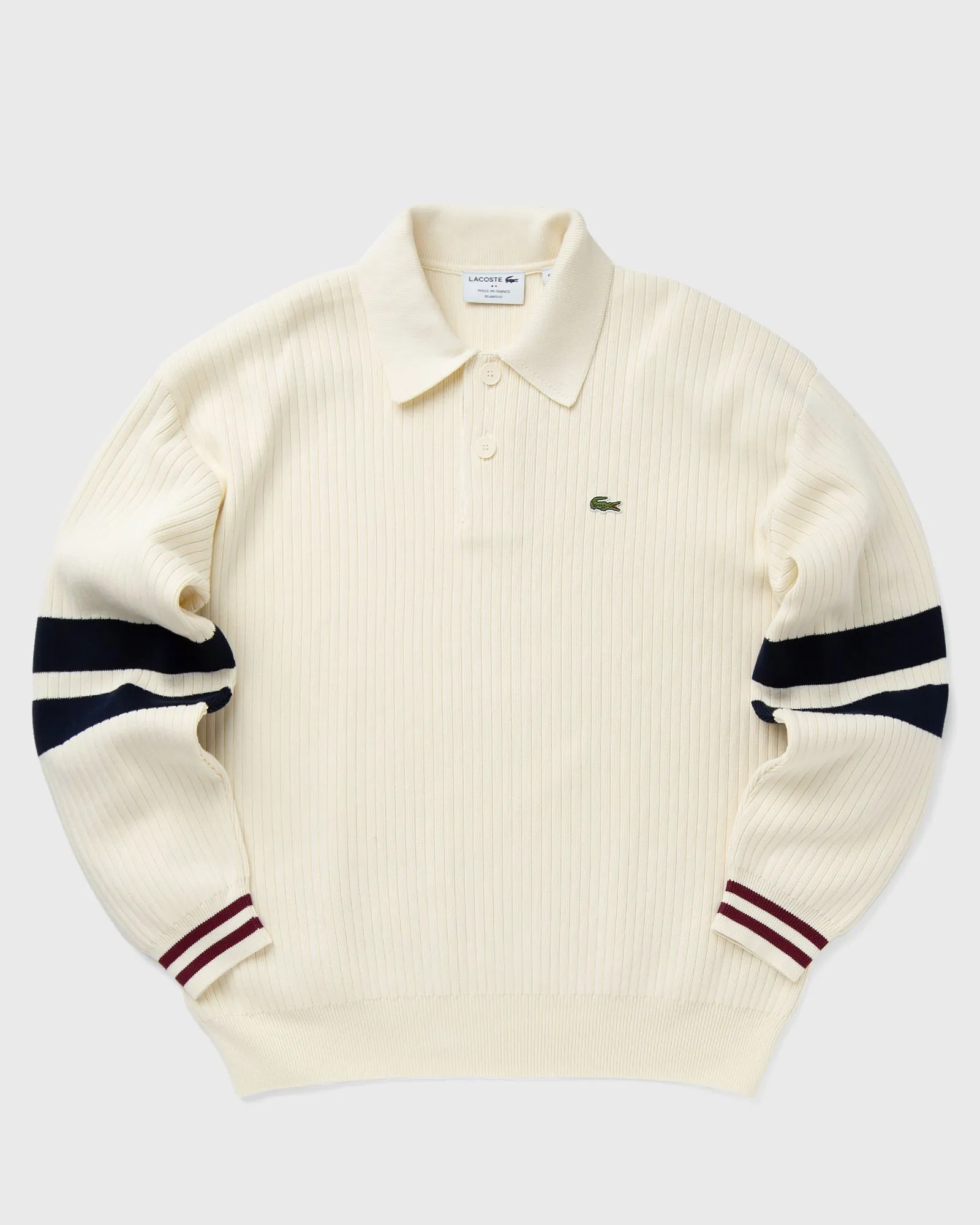 Lacoste French Made Relaxed Fit Cotton Knitted Sweater